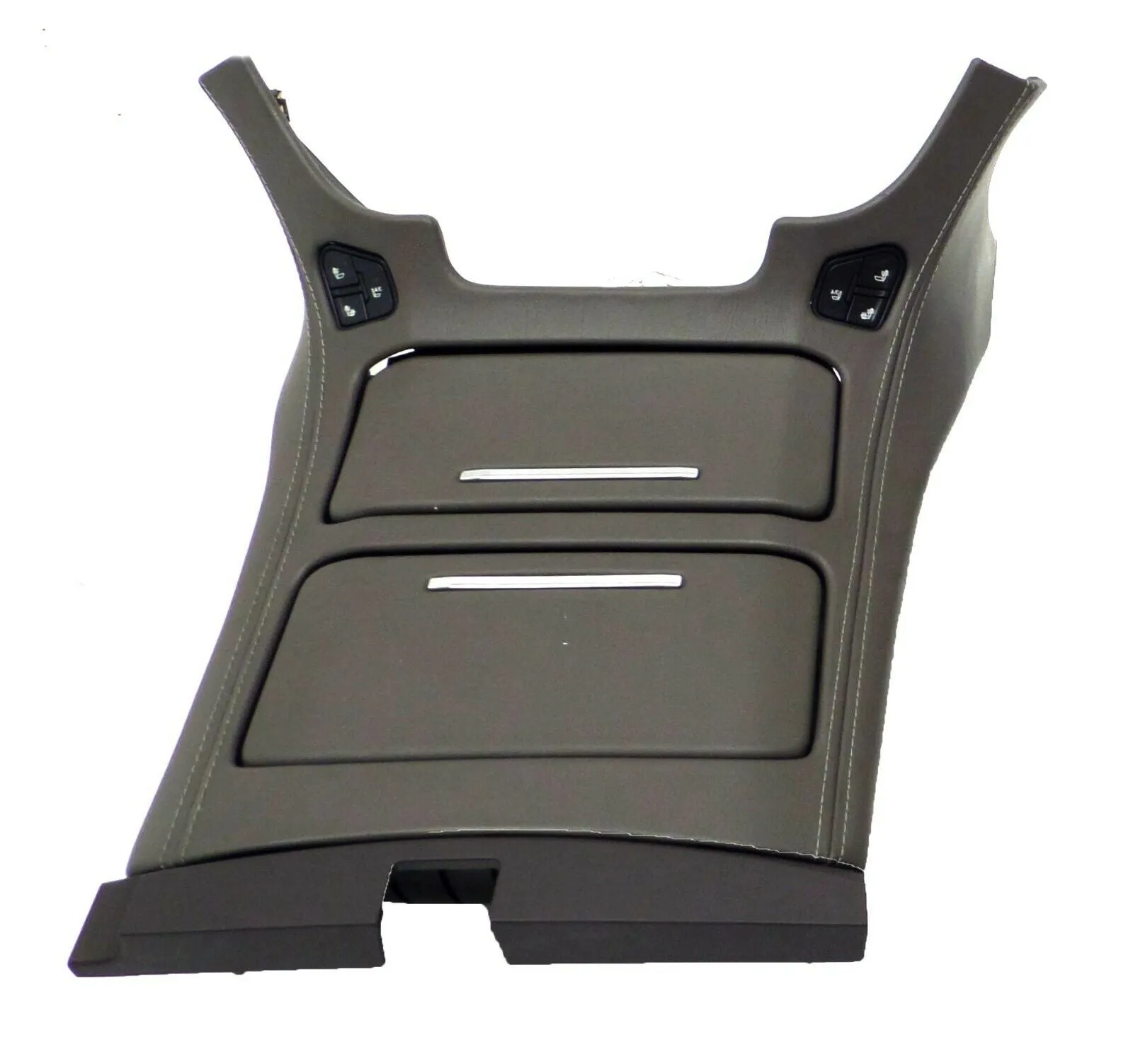 23239542 Floor Center Console Cup Holder Cocoa Dark Leather Heated Cooled Seat