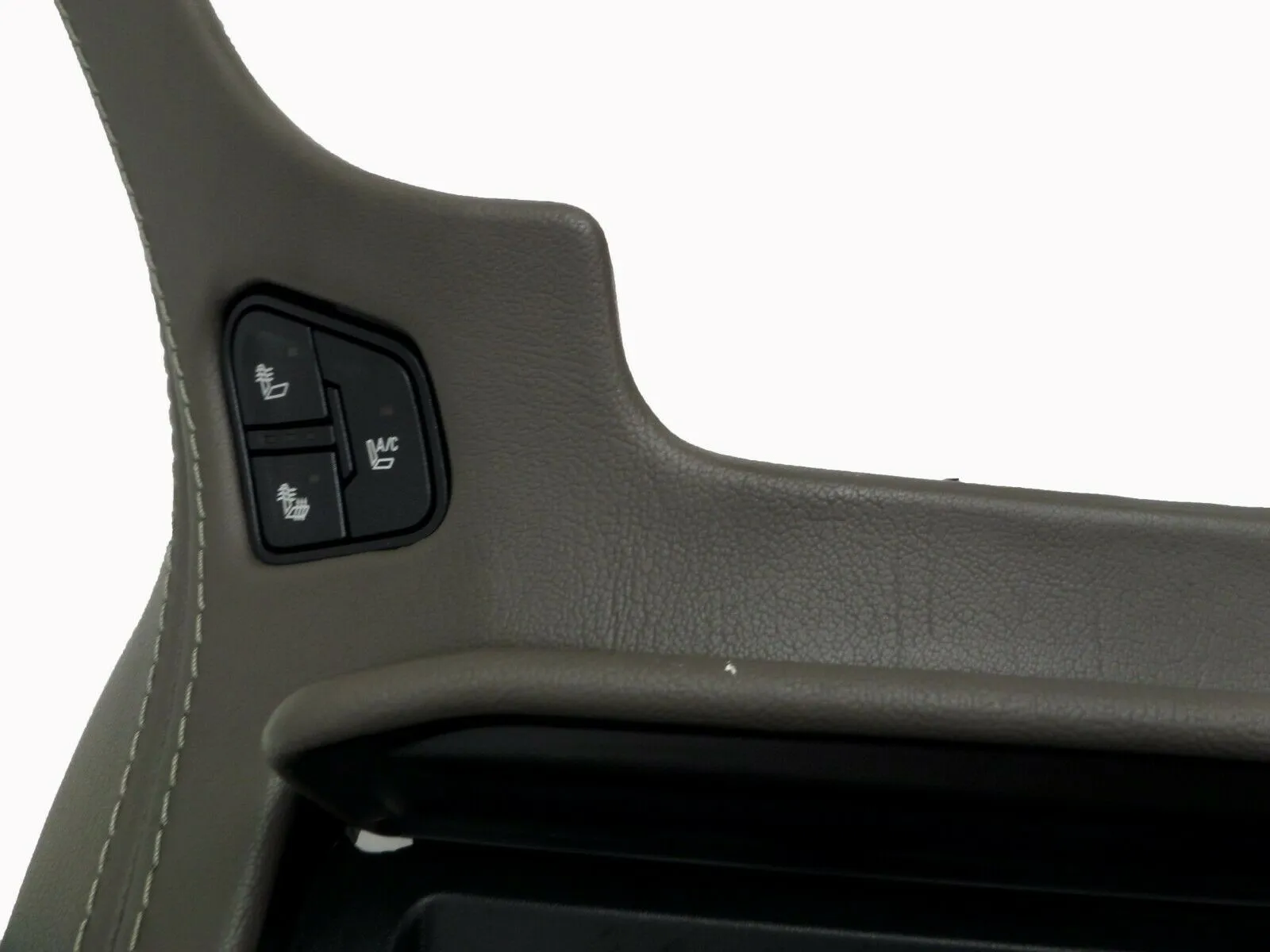 23239542 Floor Center Console Cup Holder Cocoa Dark Leather Heated Cooled Seat