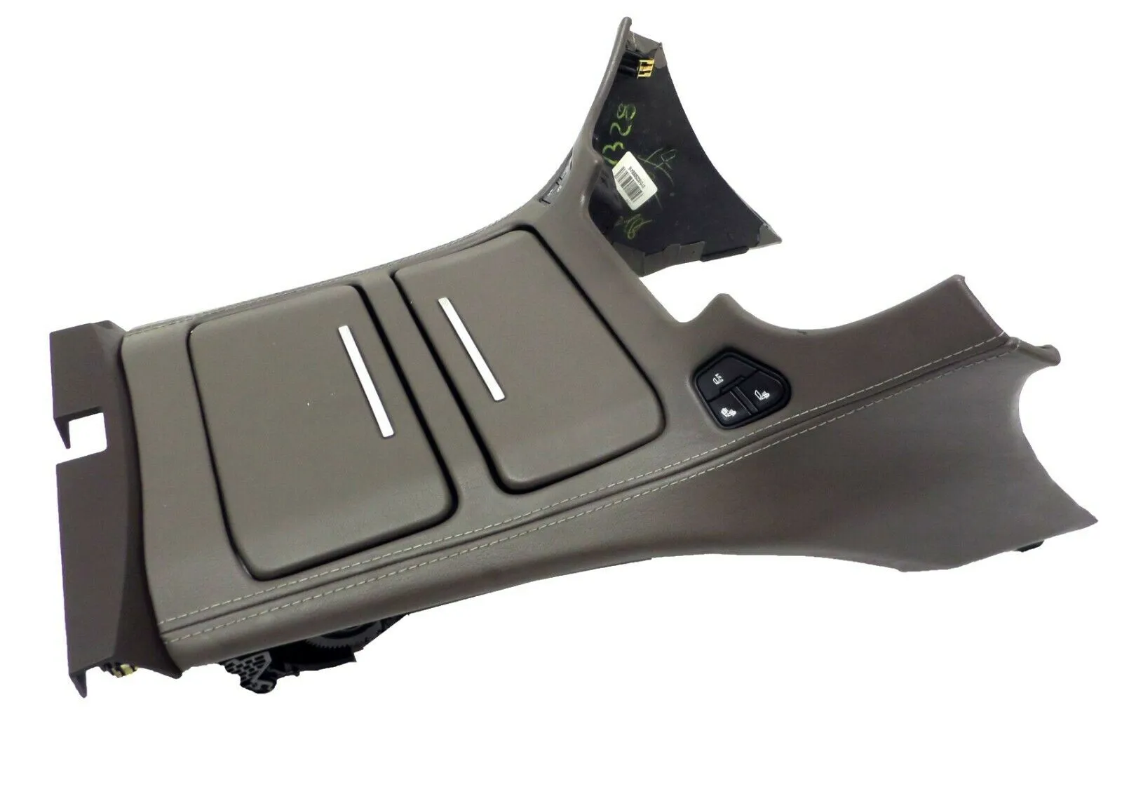 23239542 Floor Center Console Cup Holder Cocoa Dark Leather Heated Cooled Seat
