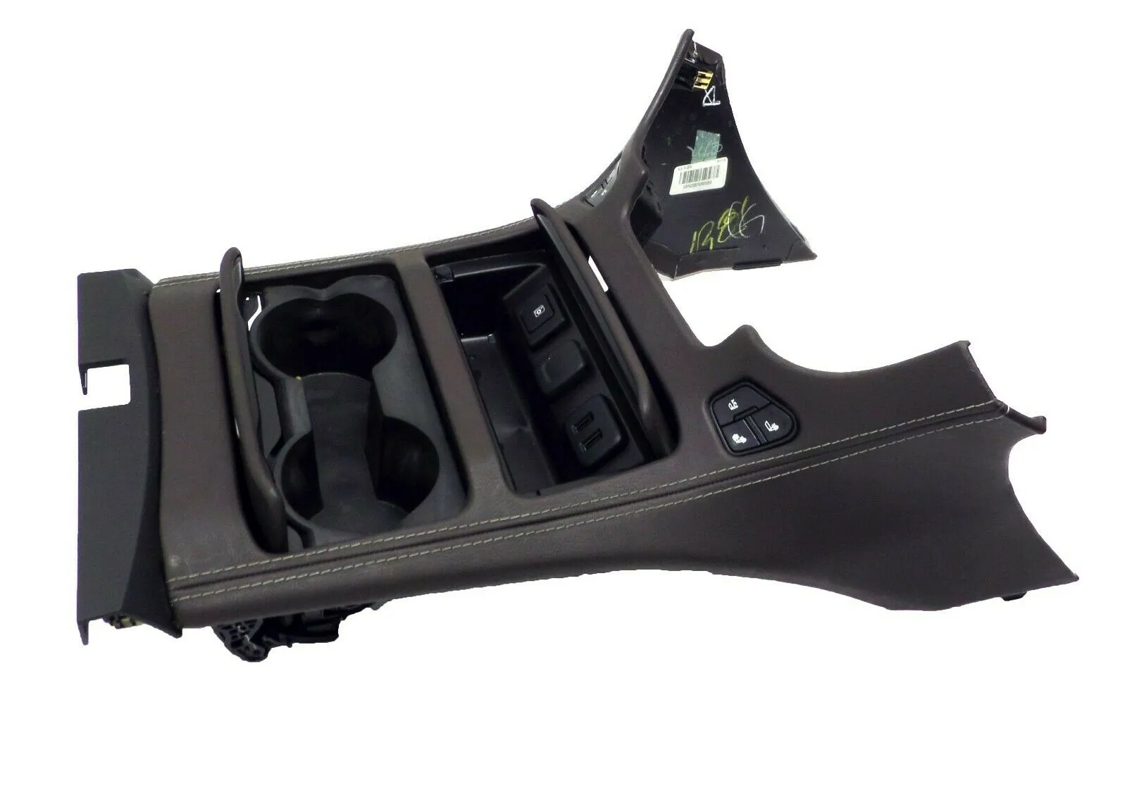 23373857 Floor Center Console Cup Holder Coco Punch Leather Heated Cooled Seat
