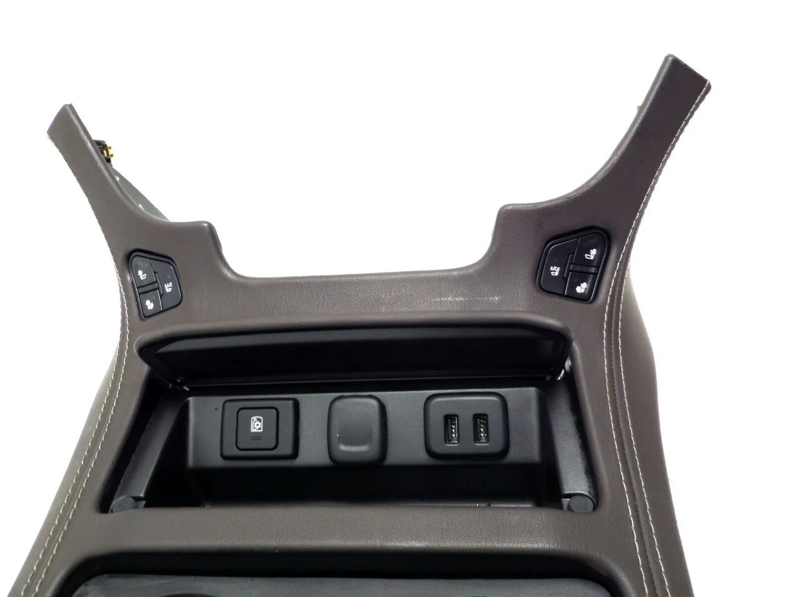 23373857 Floor Center Console Cup Holder Coco Punch Leather Heated Cooled Seat