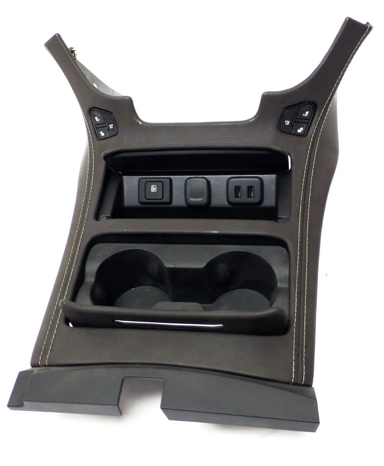 23373857 Floor Center Console Cup Holder Coco Punch Leather Heated Cooled Seat