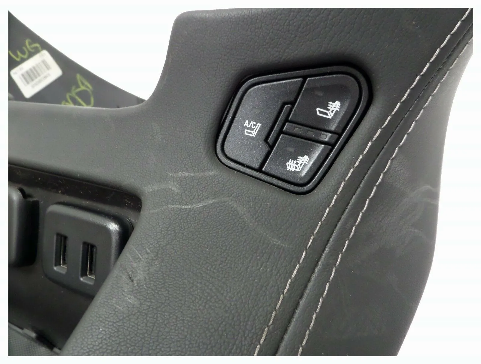 23373857 Floor Center Console Cup Holder Coco Punch Leather Heated Cooled Seat