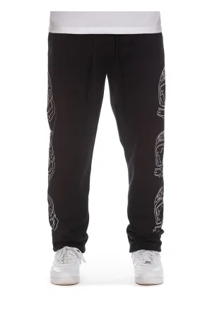 BBC Black BB Helmet Line Sweat Pants (841-8108)