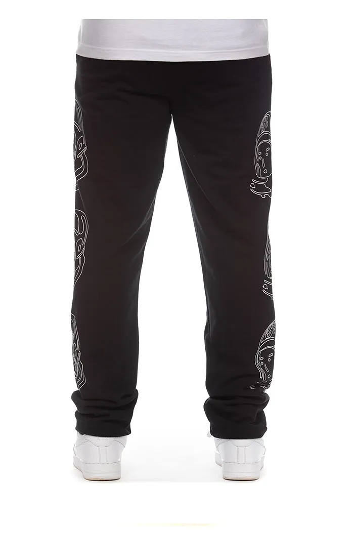 BBC Black BB Helmet Line Sweat Pants (841-8108)
