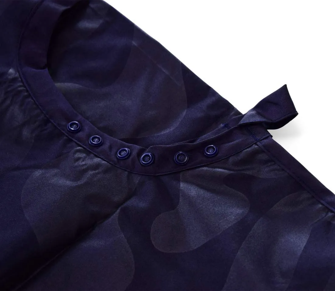 Betty Dain Bleach-proof All Purpose Styling Cape, Material Defends Against Bleach Stains, Color Proof, Chemical Proof, Waterproof, Lightweight Embossed Nylon, Purple
