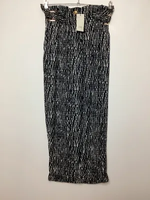 BNWT River Island Black and White Patterned Trousers Size 12
