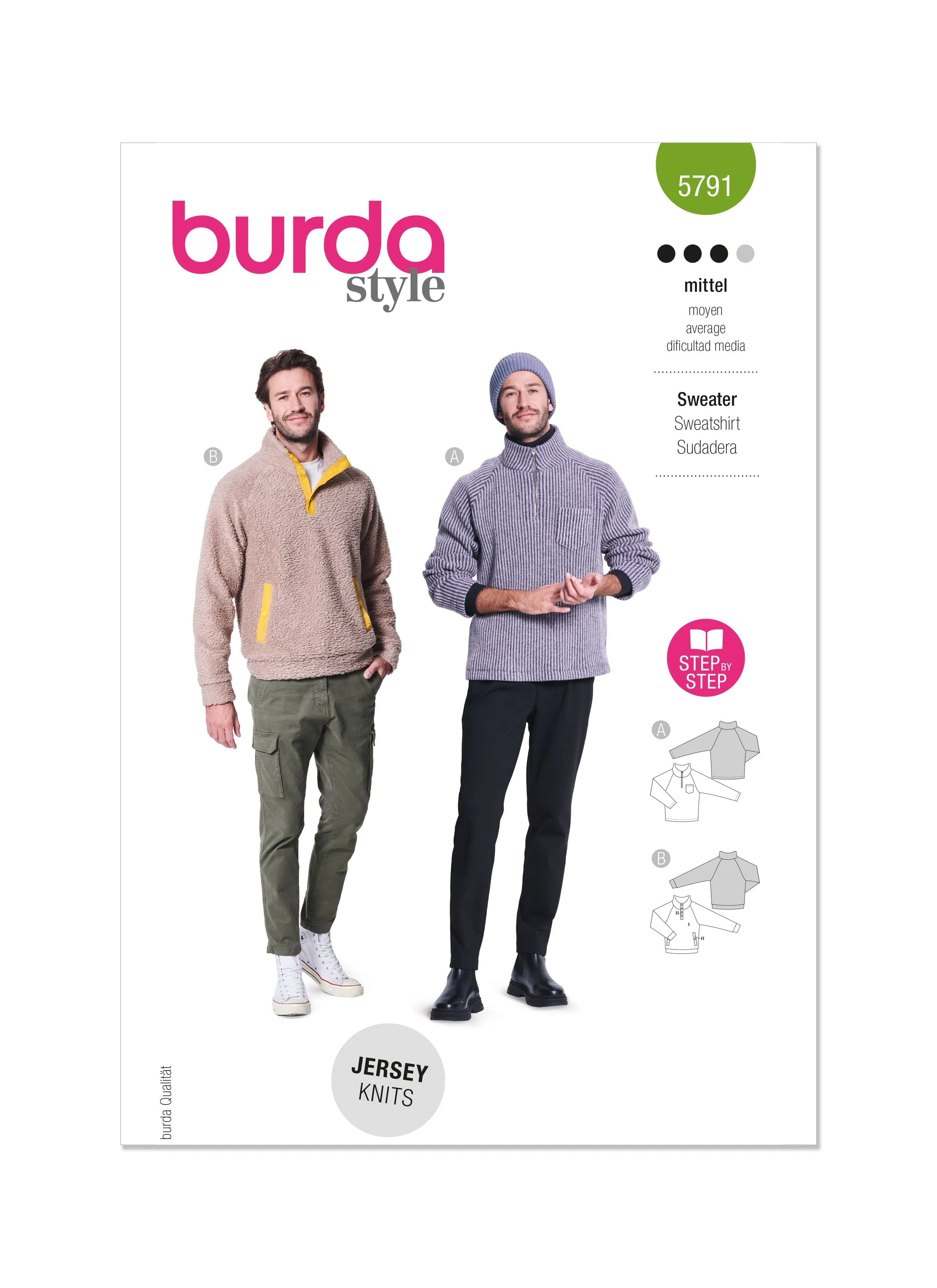 Burda Style Pattern 5791 Misses' Top