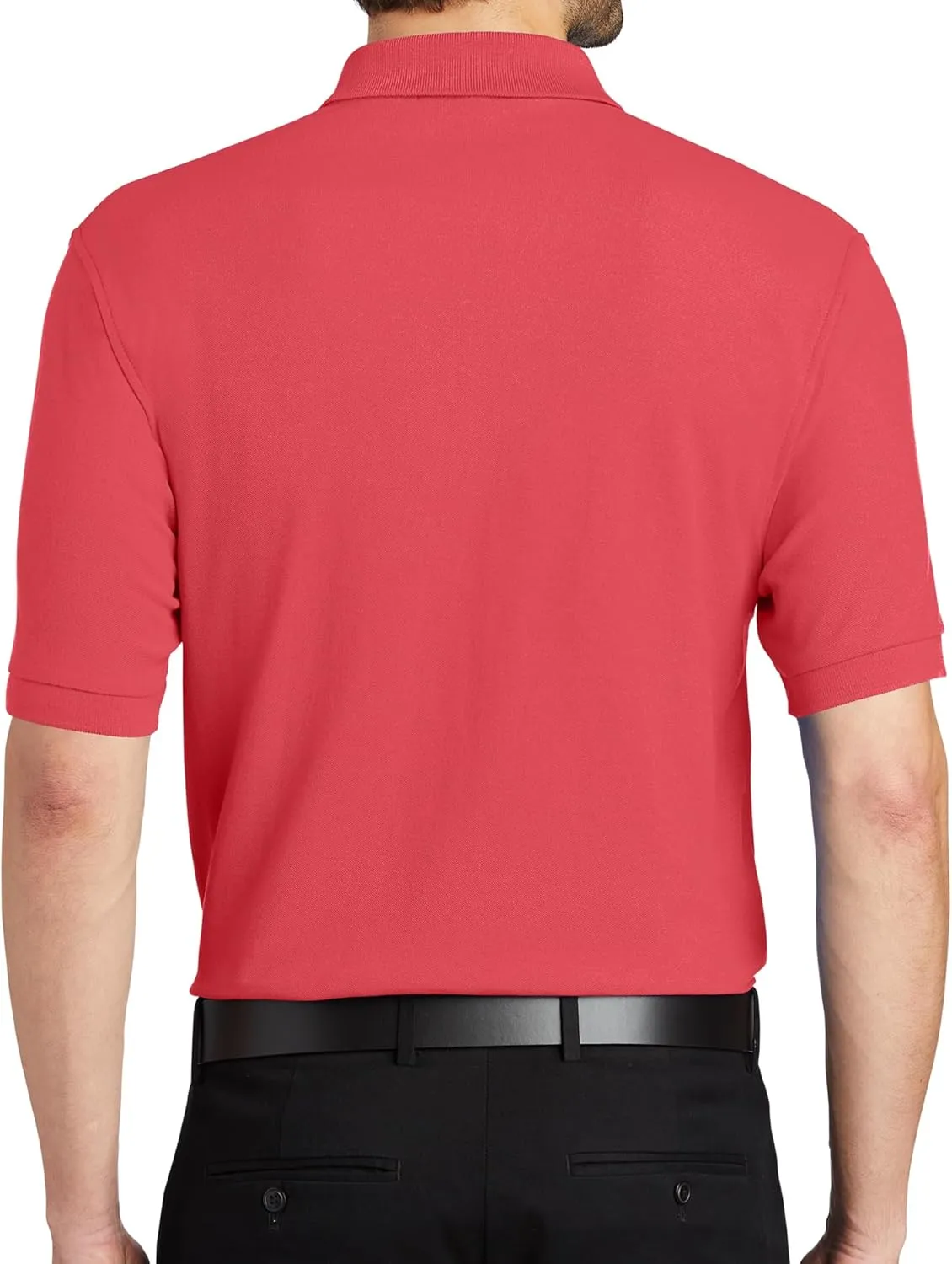 Custom Embroidered Polo Shirt for Men Personalized Embroidery Name Text Logo Golf Tee