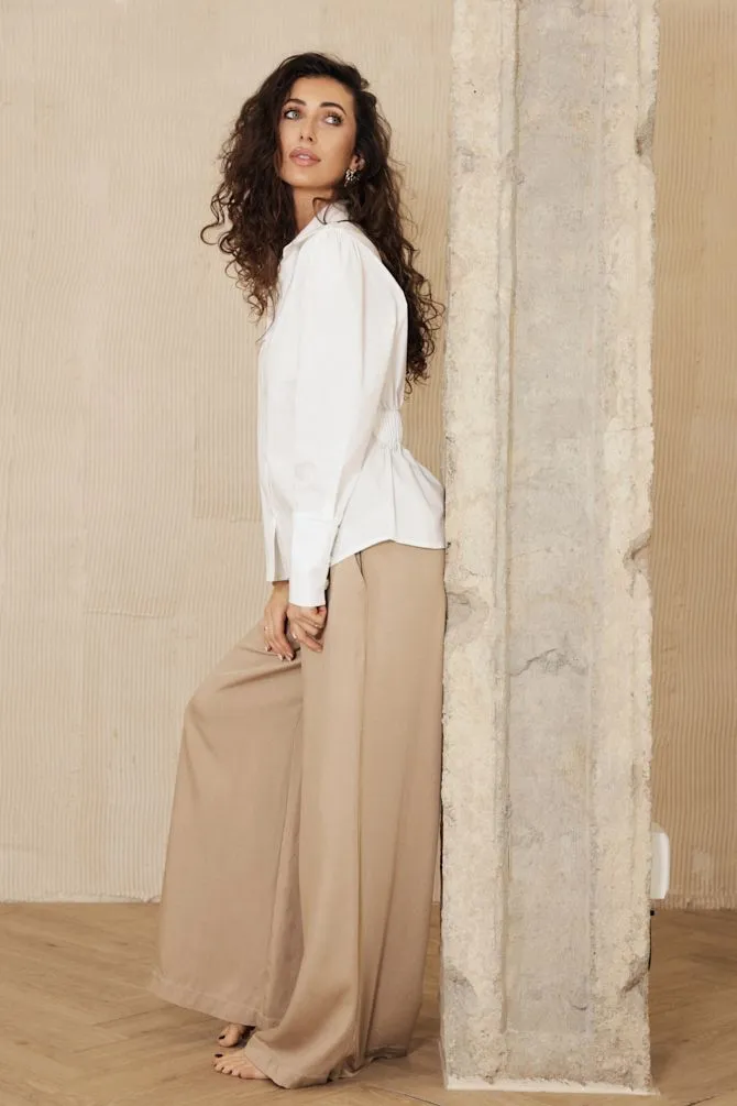 Elia Button-Up Shirt White
