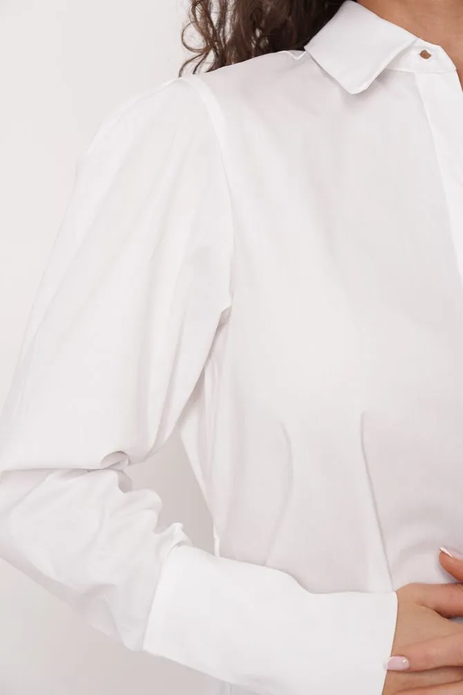 Elia Button-Up Shirt White