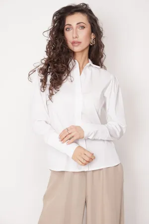 Elia Button-Up Shirt White