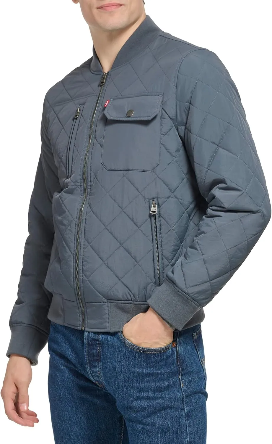 Levi's Men's Diamond Quilted Bomber Jacket