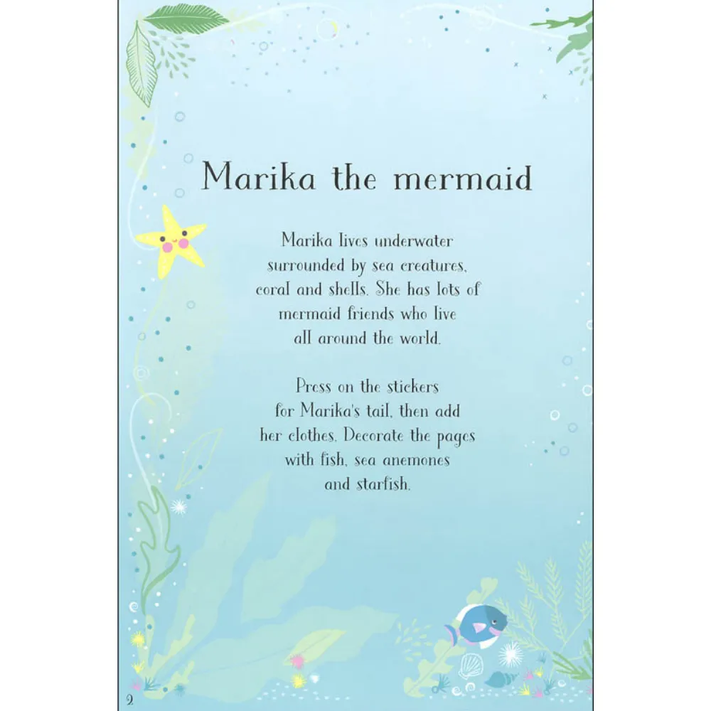 Little Sticker - Dolly Dressing Mermaids Book