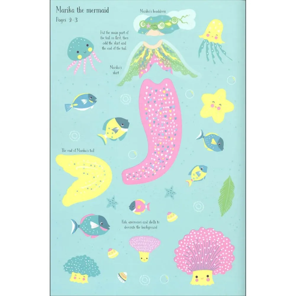 Little Sticker - Dolly Dressing Mermaids Book