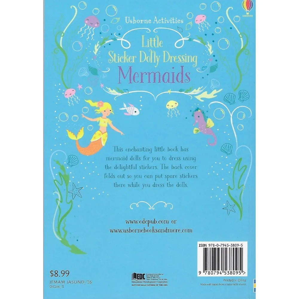 Little Sticker - Dolly Dressing Mermaids Book