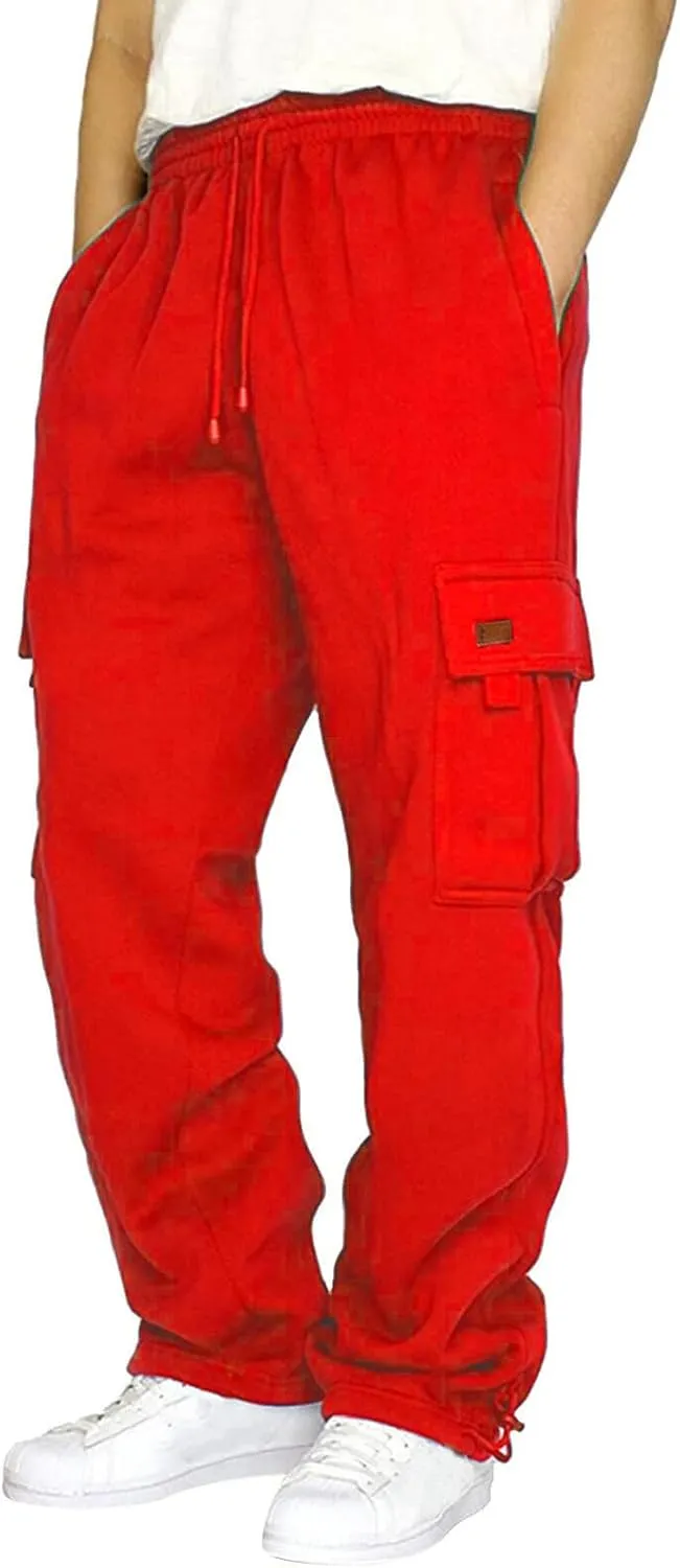 Men's Pants Cargo Outdoor Stretch Multi Pockets Pants 2025 Lightweight Elastic Solid Hiking Trousers Durable