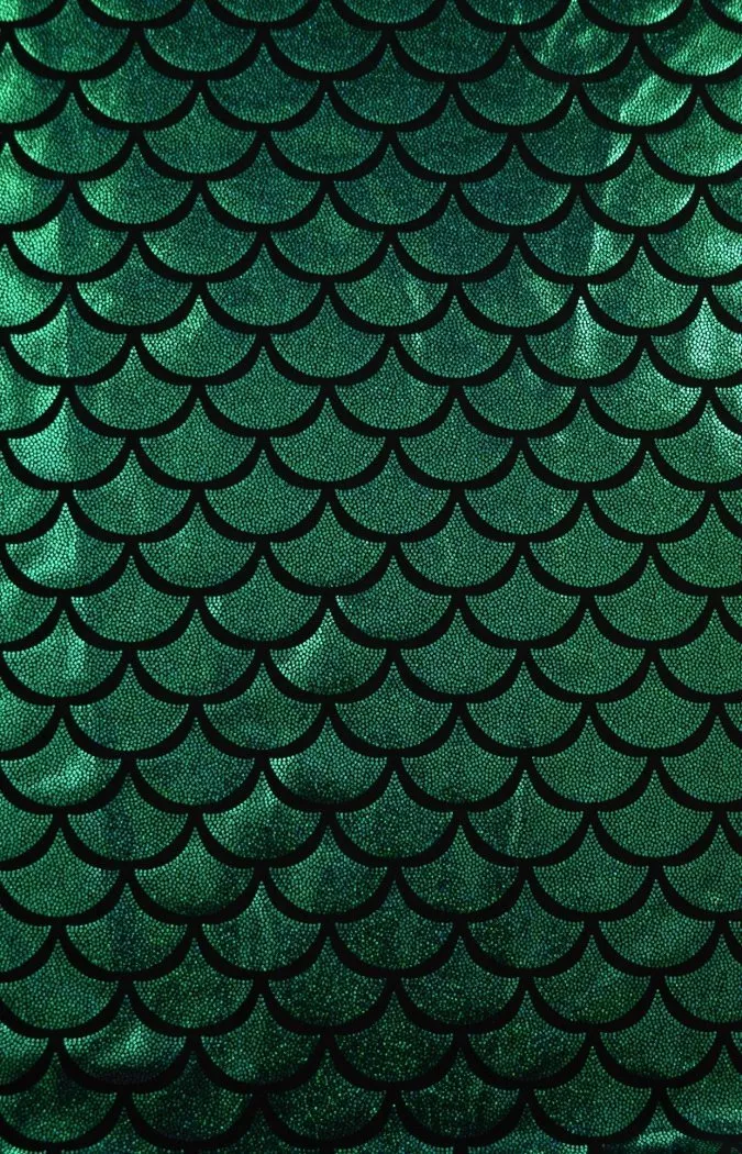 Ready to Ship Green Mermaid Bodycon Mini Skirt Medium
