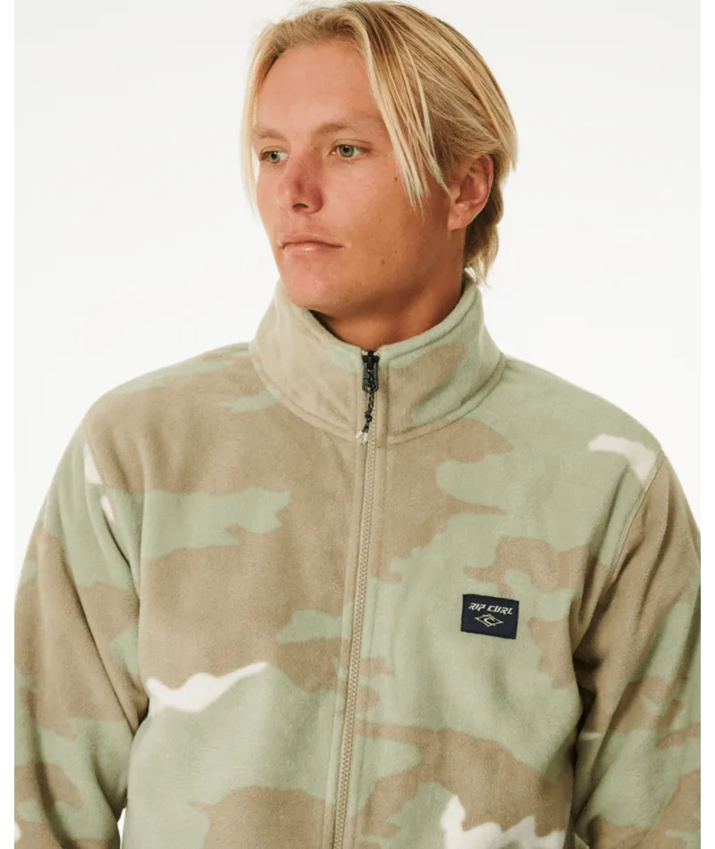 Rip Curl Party Pack Polar Fleece Jacket-Desert Camo