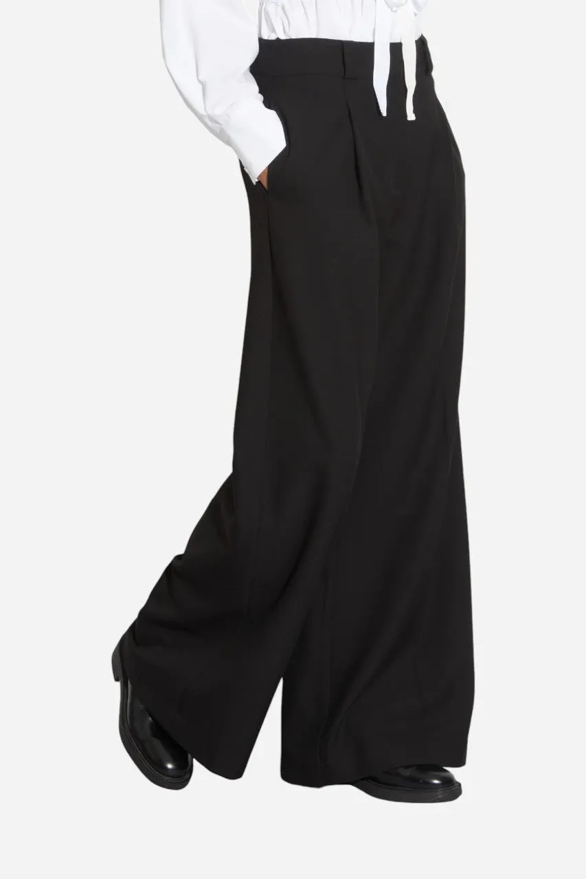 Saint Art Tiffany Mid-Waisted Wideleg Trouser Black