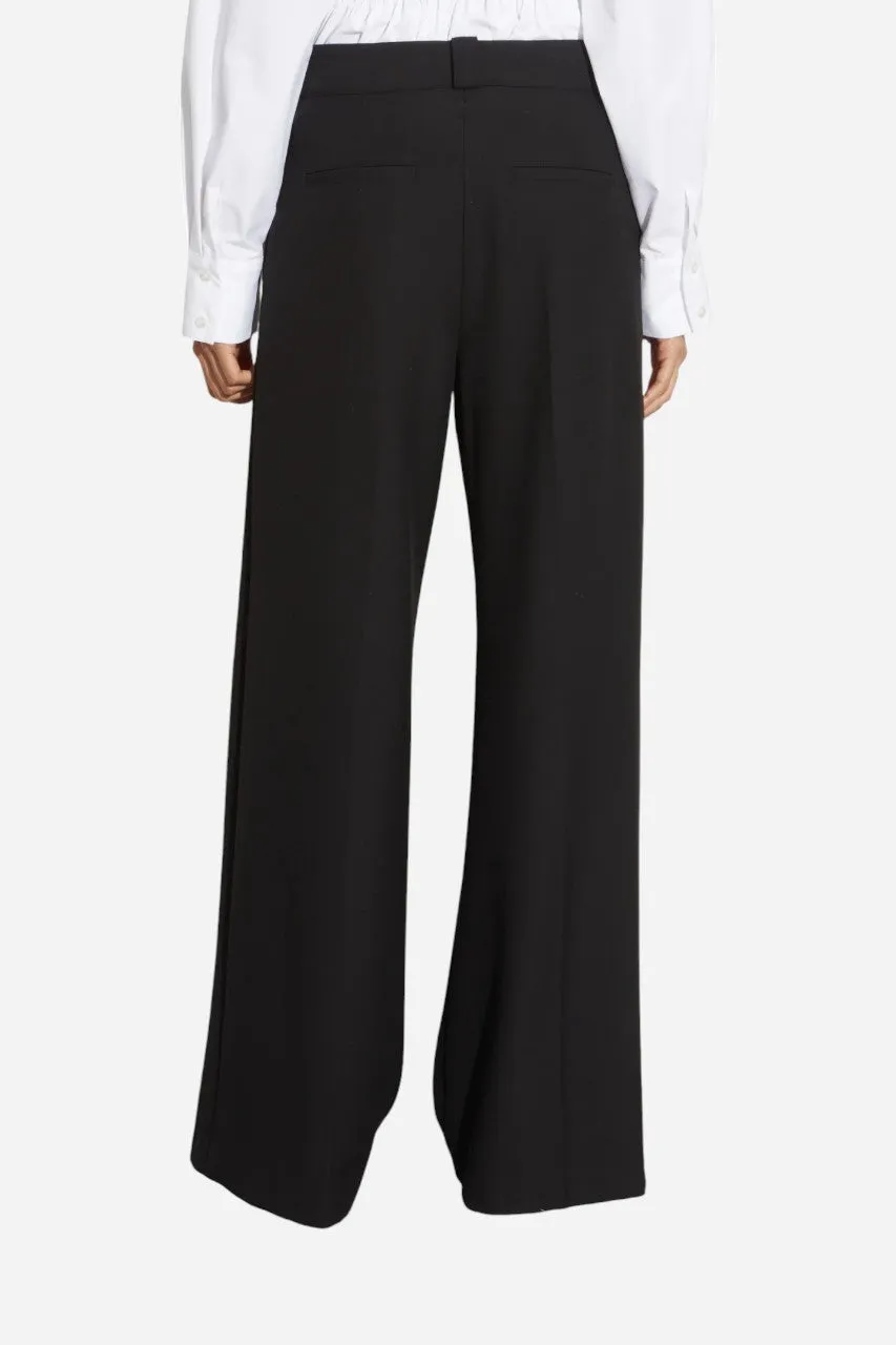 Saint Art Tiffany Mid-Waisted Wideleg Trouser Black
