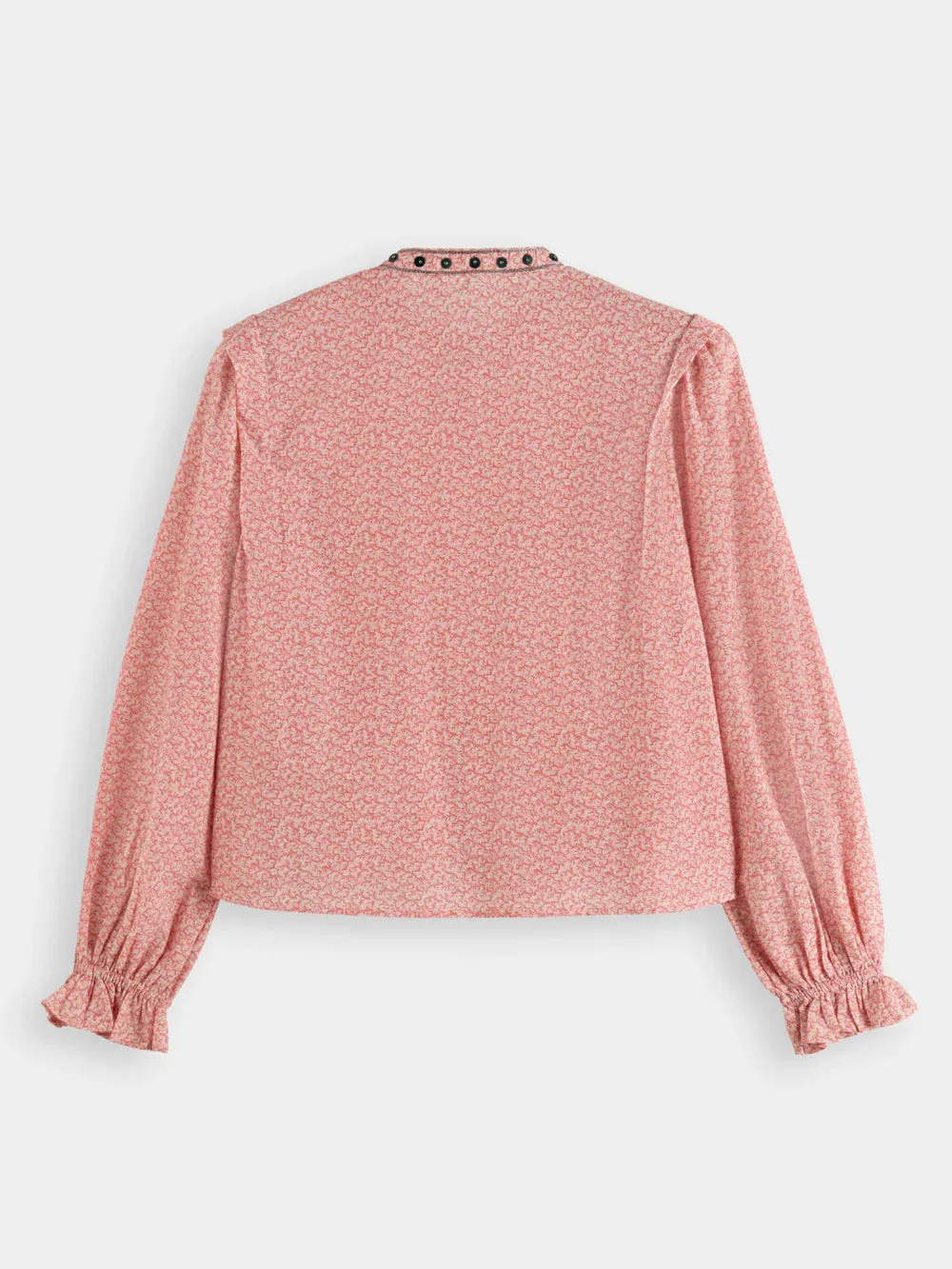 Scotch & Soda Printed Shirt Shoulder Deatail