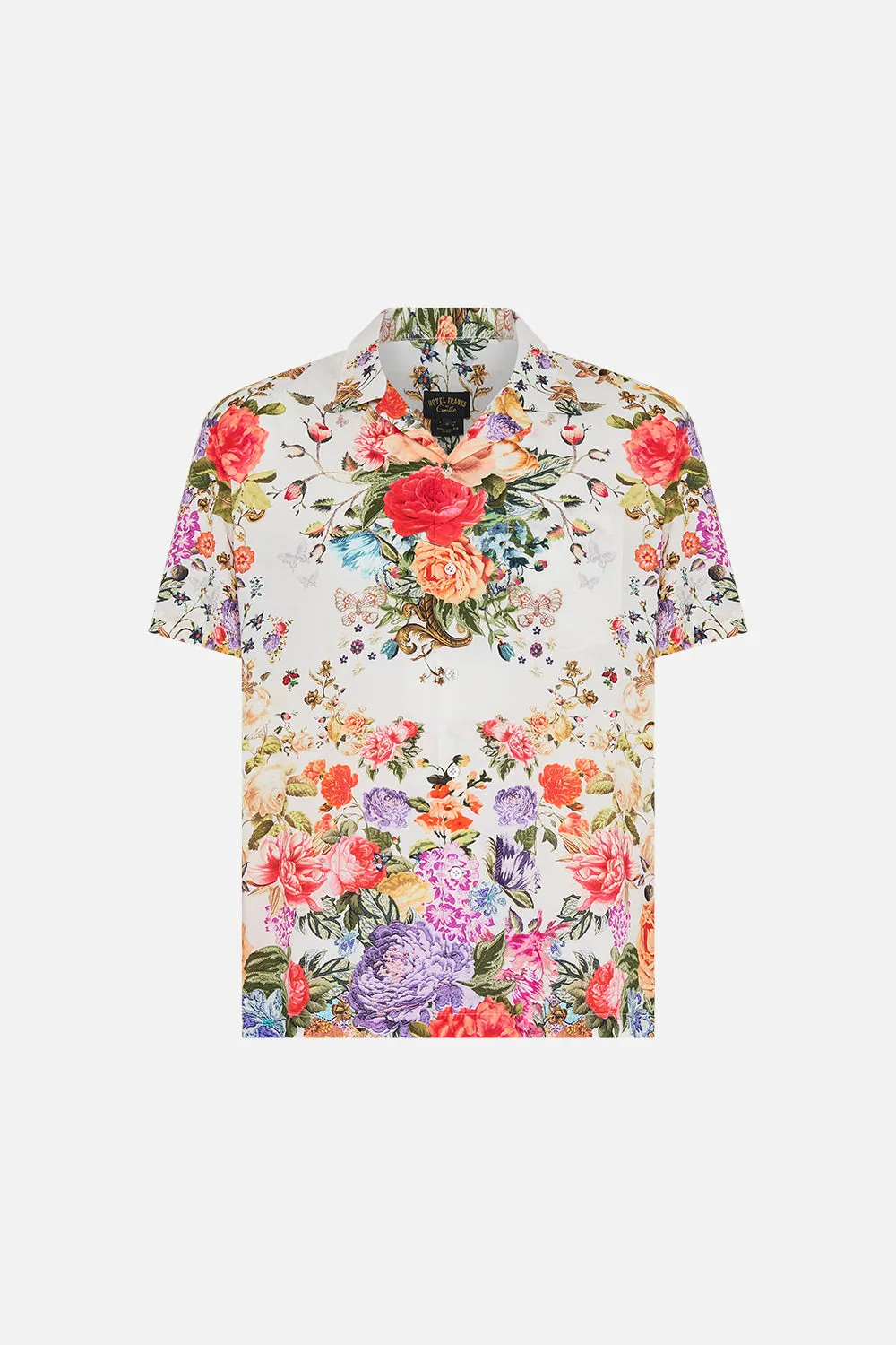 SHORT SLEEVE CAMP COLLARED SHIRT SEW YESTERDAY