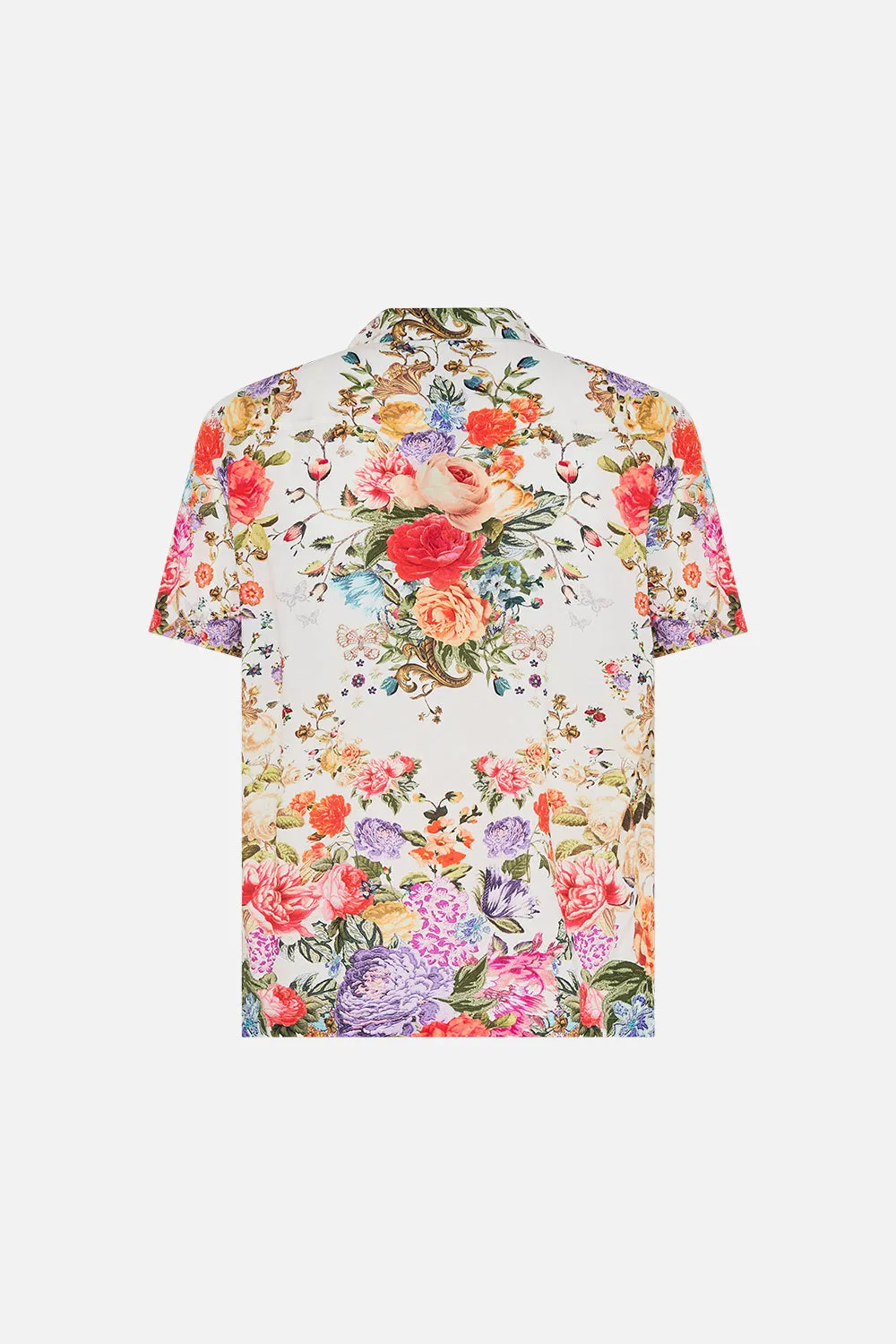SHORT SLEEVE CAMP COLLARED SHIRT SEW YESTERDAY