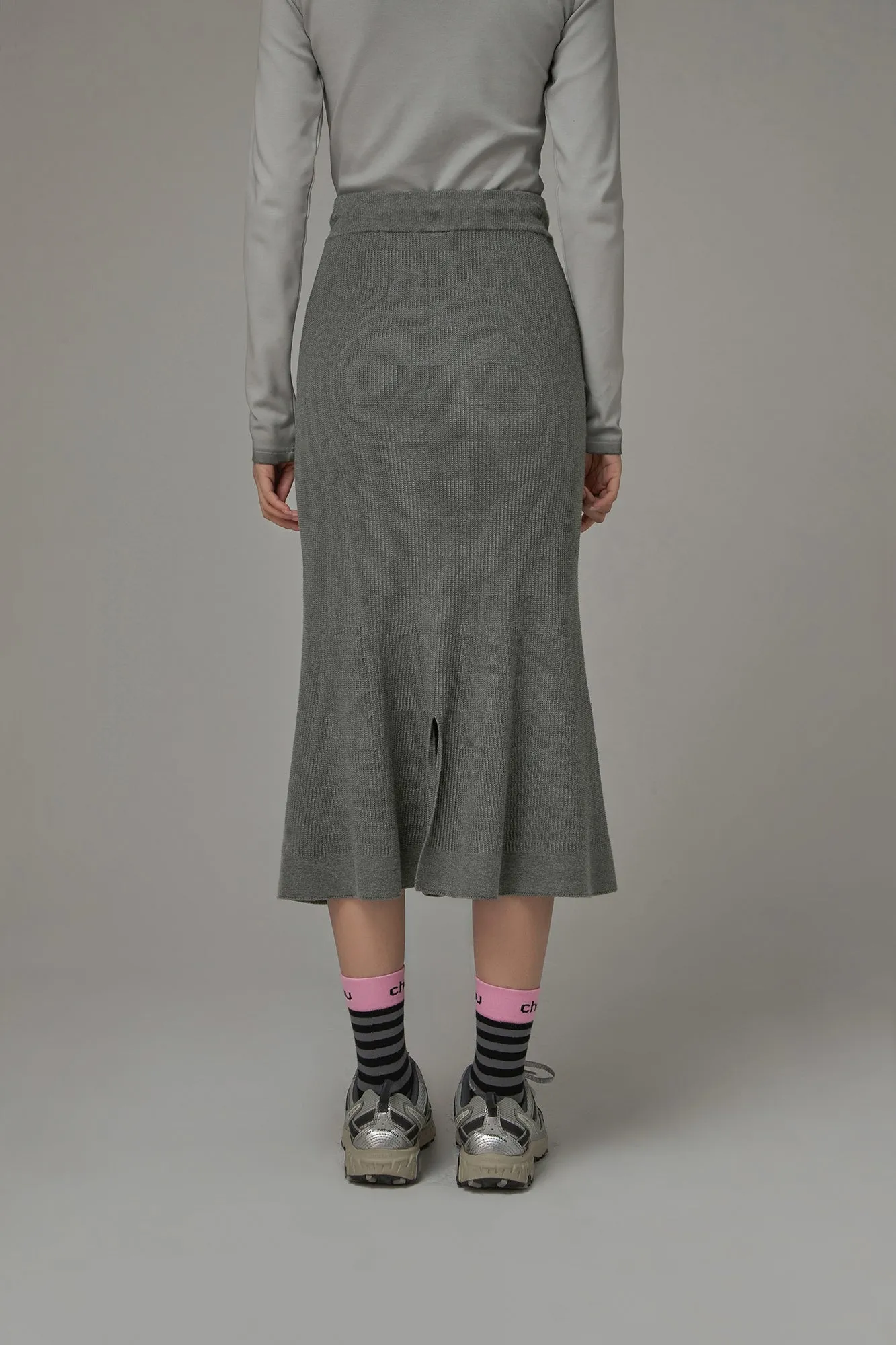 String Knit Long Mermaid Skirt