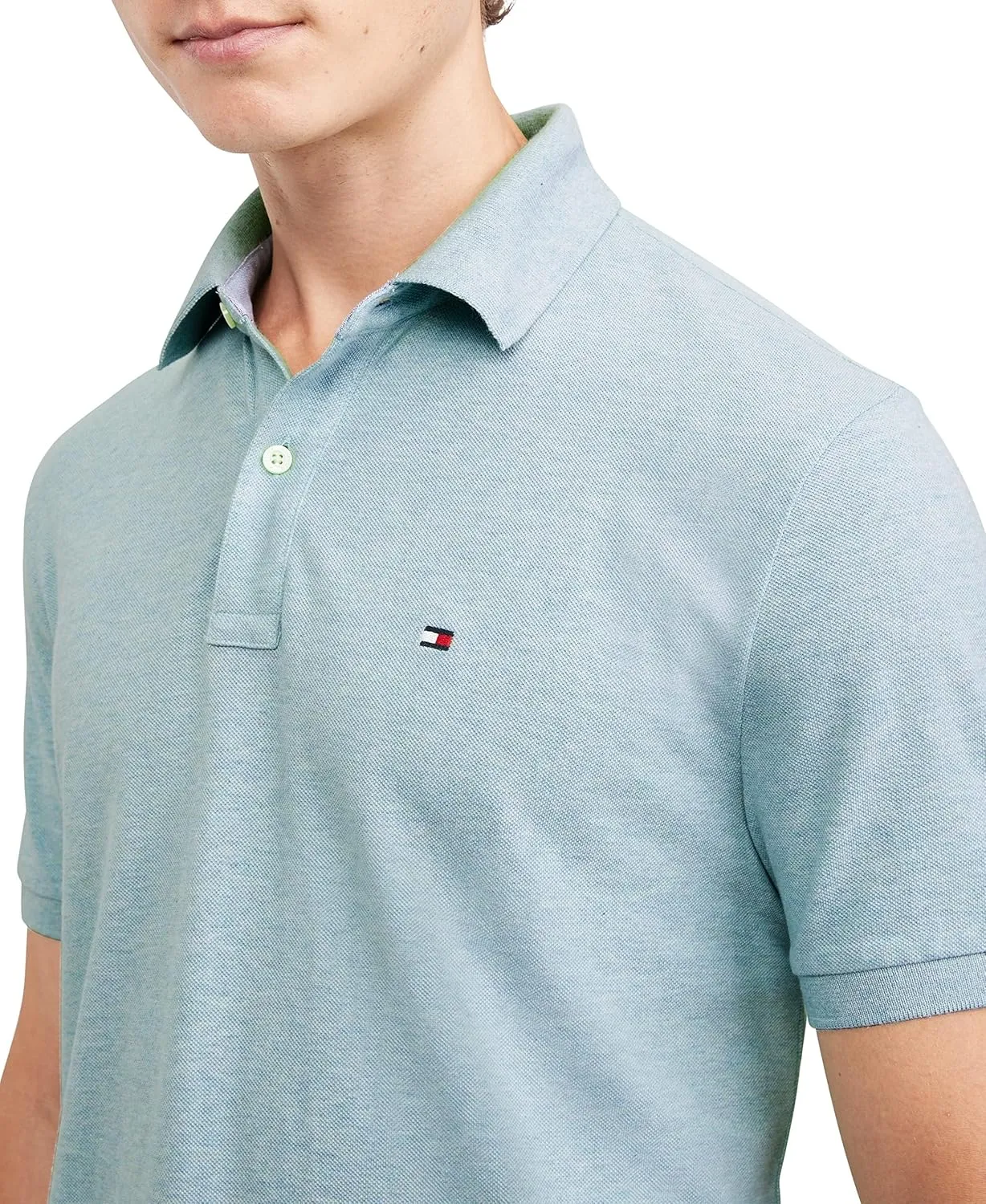 Tommy Hilfiger Men's Short Sleeve Cotton Pique Polo Shirt in Regular Fit