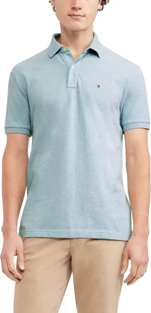 Tommy Hilfiger Men's Short Sleeve Cotton Pique Polo Shirt in Regular Fit