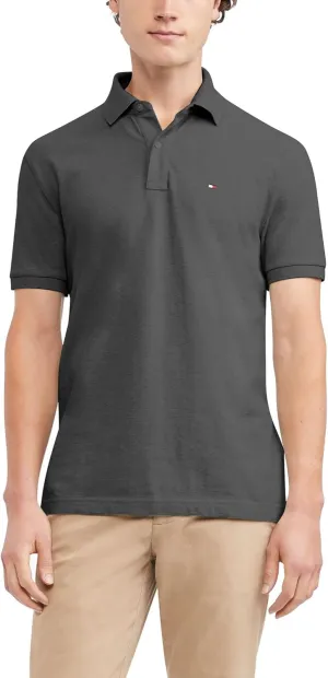 Tommy Hilfiger Men's Short Sleeve Cotton Pique Polo Shirt in Regular Fit