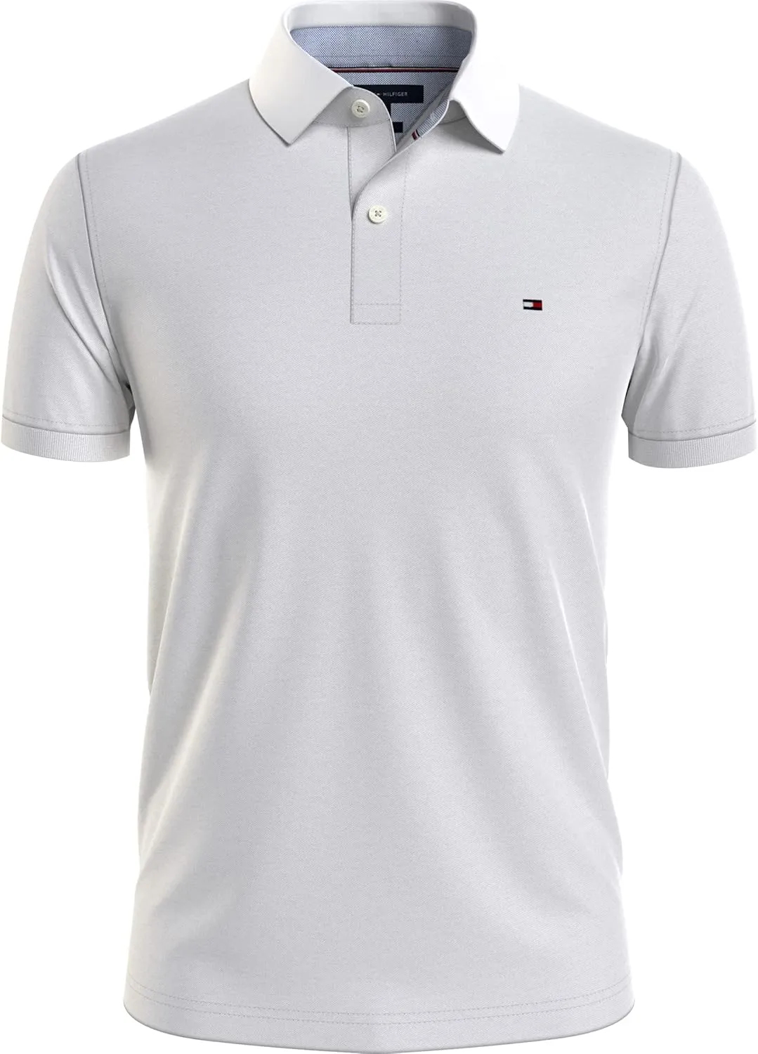 Tommy Hilfiger Men's Short Sleeve Stretch Pique Polo Shirt in Slim Fit