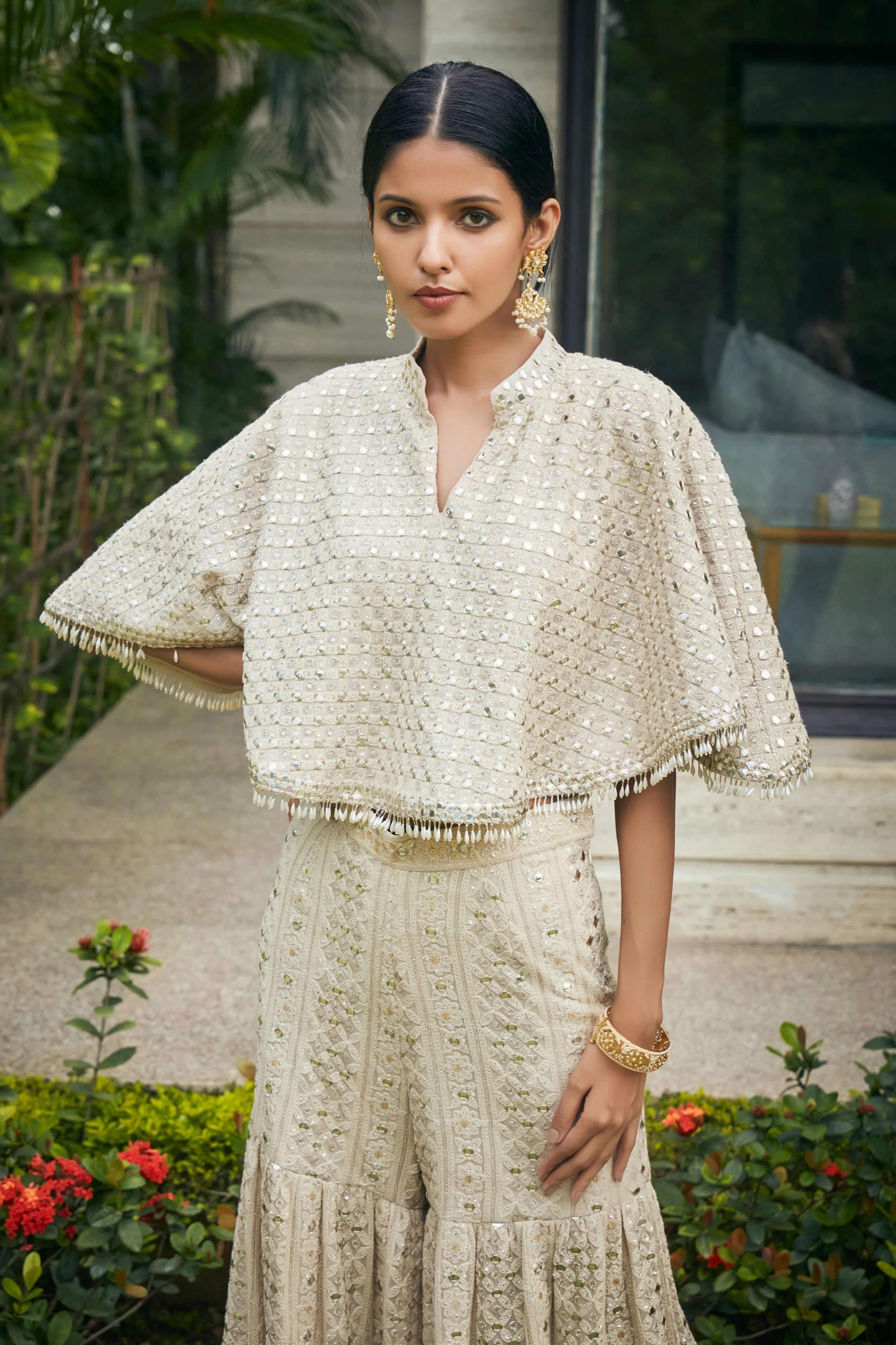 Venya Cape with Sharara