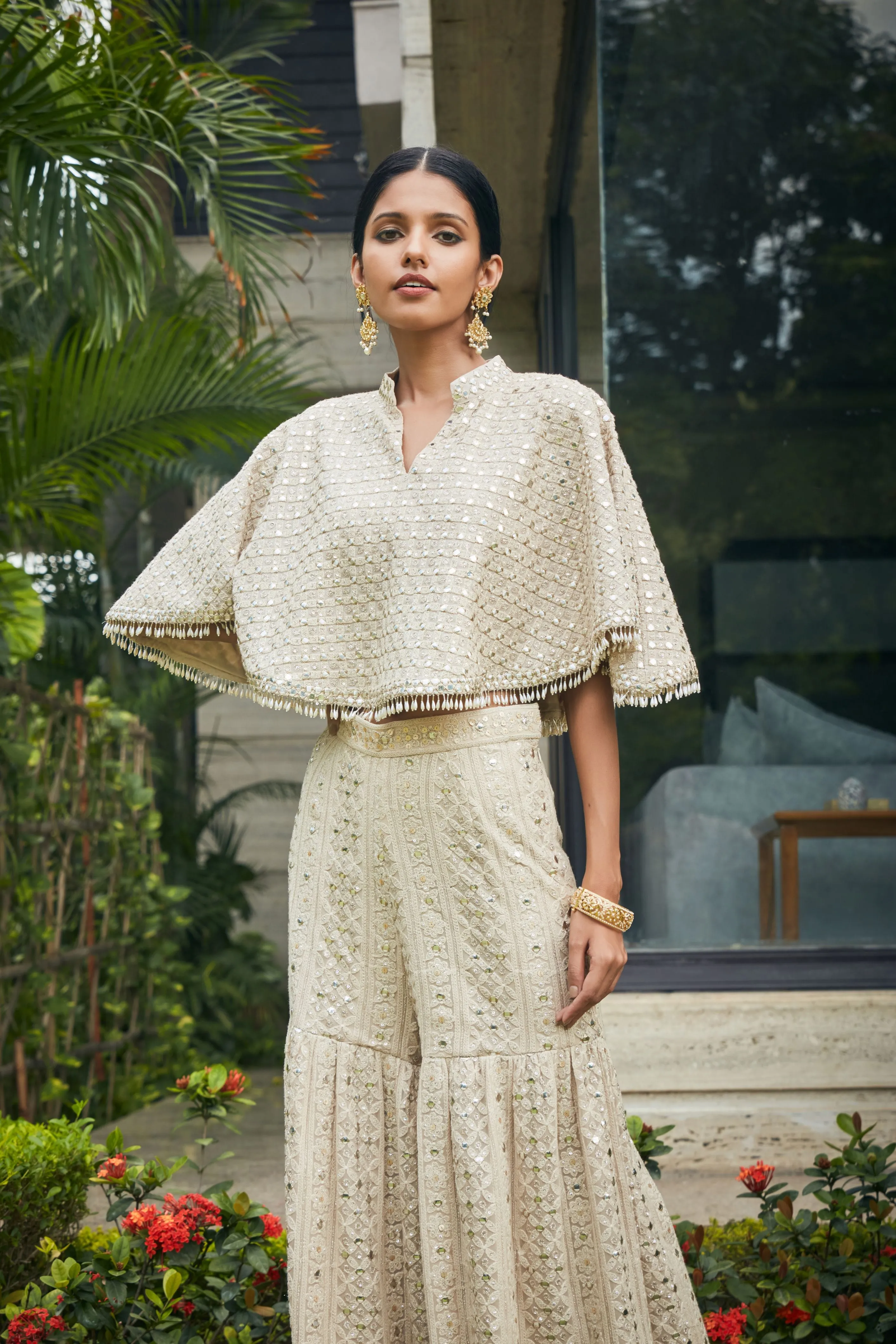 Venya Cape with Sharara