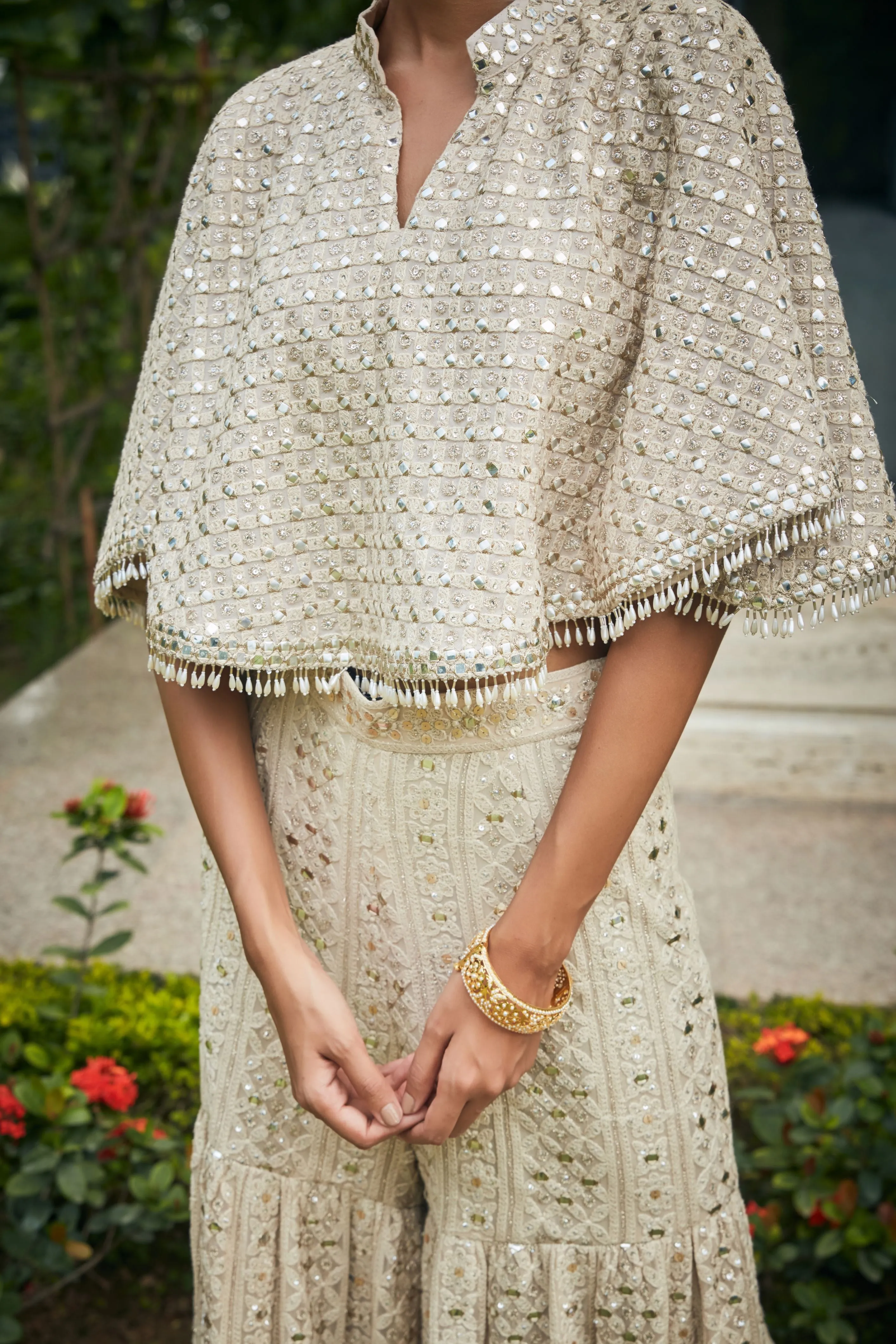 Venya Cape with Sharara
