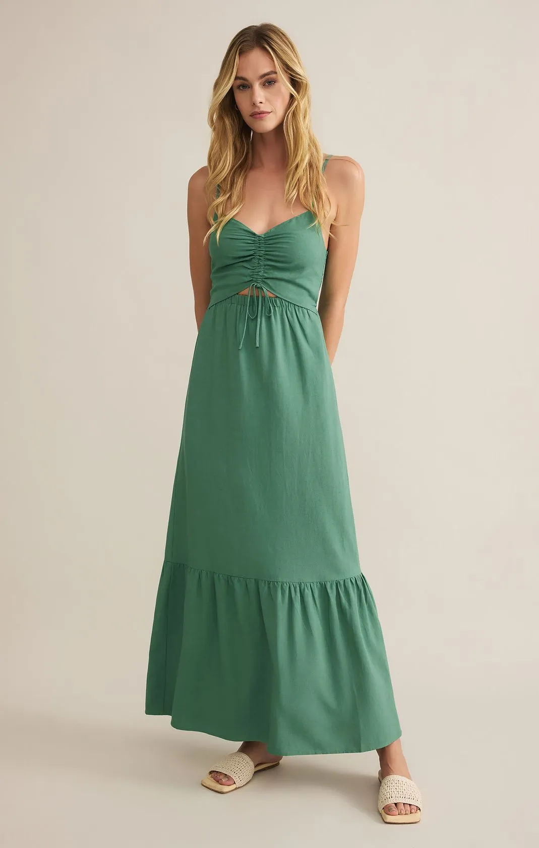 Winslet Maxi Dress | Botanical Green
